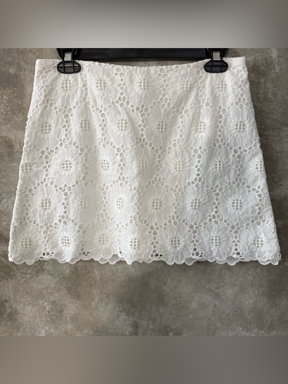 Lilly Pulitzer White Eyelet Lace Mini Skirt (Love 21)
